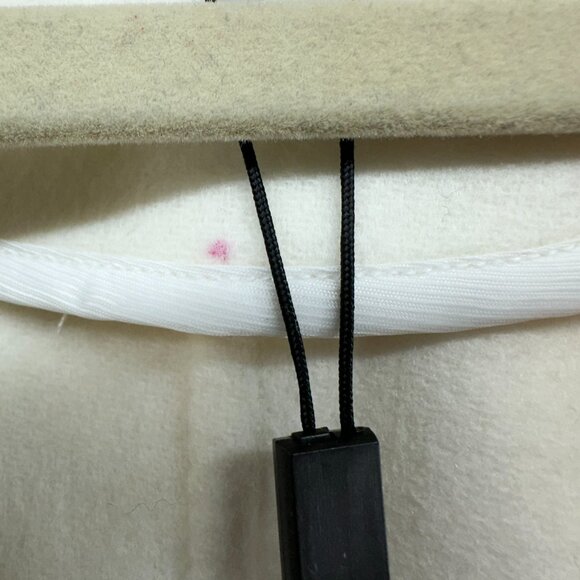 NEW Line The Label "Meghan" Coat Ivory Wool Wrap Peacoat Tie Closure Size M - Picture 8 of 8